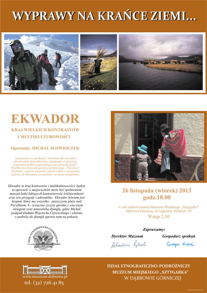 Ekwador Plakat